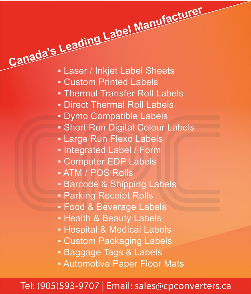 CPC Label Canada | LABEL MANUFACTURER | 6790 Kitimat Rd Unit 12, Mississauga, ON L5N 5L9, Canada | Phone: (905) 593-9707