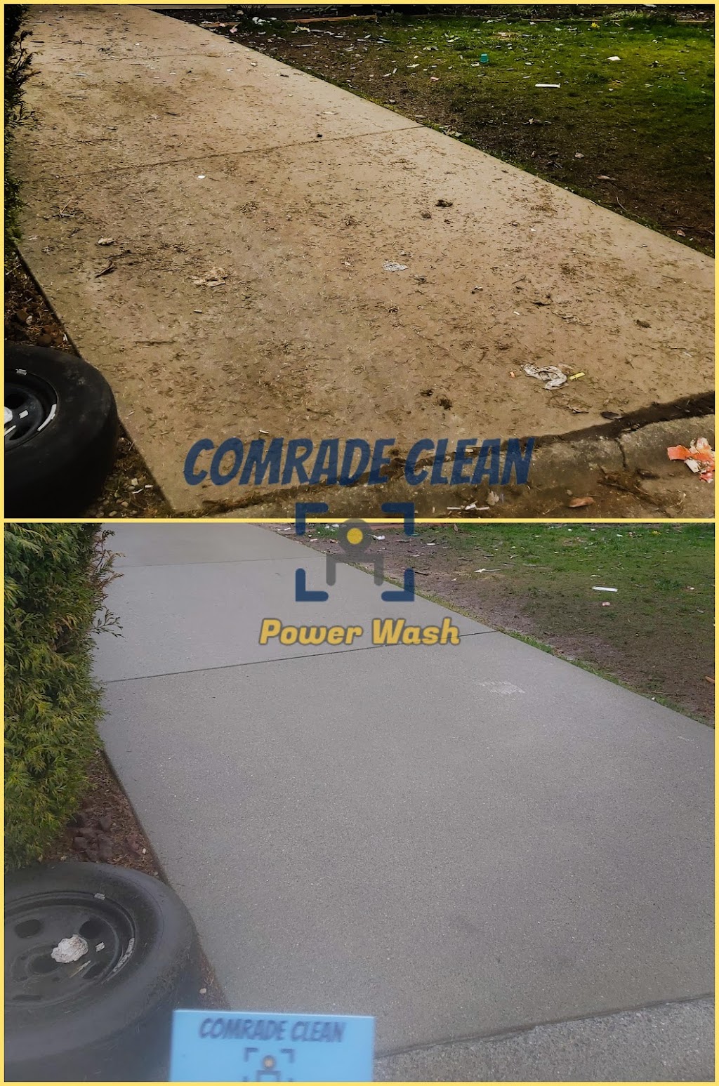 Comrade Clean Power Wash | 5331 168 St, Cloverdale, BC V3Z 1E2, Canada | Phone: (778) 700-0046