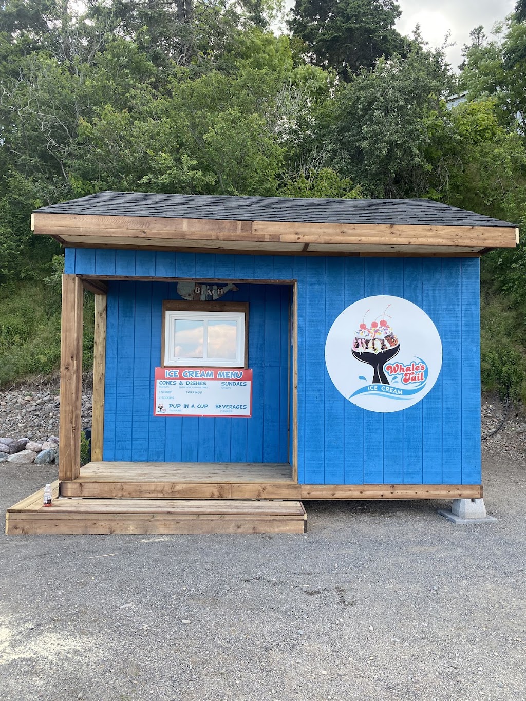 Whales Tail Ice Cream shop | 26 Allan Rd, Orange Hill, NB E5R 1J3, Canada | Phone: (519) 312-6577