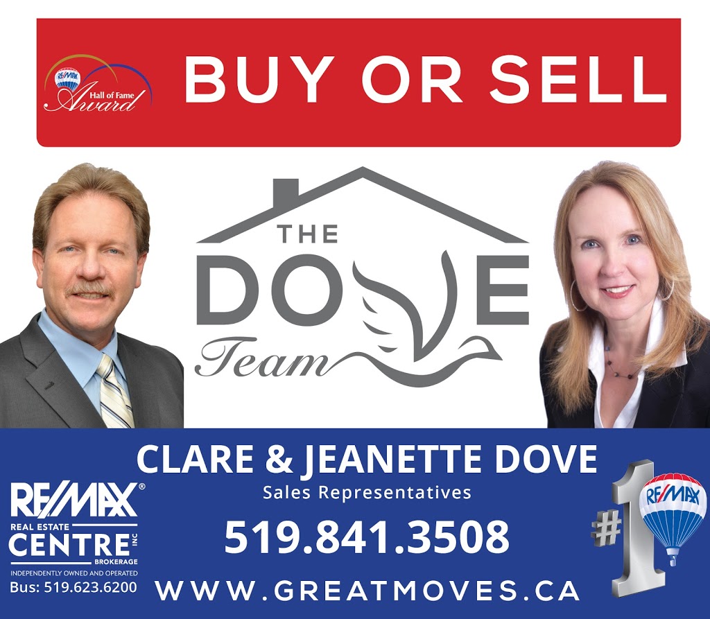 Clare & Jeanette Dove - Re/Max Real Estate Centre Inc., Brokerag | 766 Hespeler Rd, Cambridge, ON N3H 5L8, Canada | Phone: (519) 841-3508