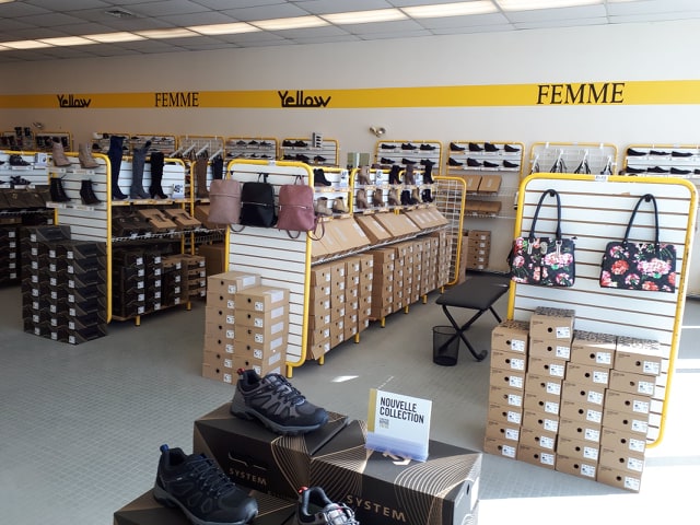 Chaussures Yellow | 1224 Bd Marcotte, Roberval, QC G8H 2P2, Canada | Phone: (418) 275-5504