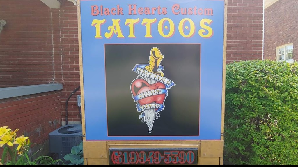 Black Hearts Custom Tattoos | 227 Erie St, Stratford, ON N5A 2M9, Canada | Phone: (519) 949-3390