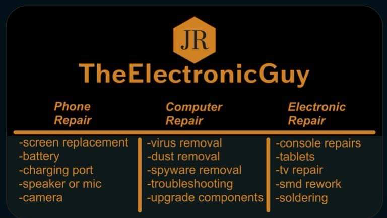 JR-TheElectronicGuy | 338 Edgehill Dr Unit b, Barrie, ON L4N 9X4, Canada | Phone: (705) 305-0186