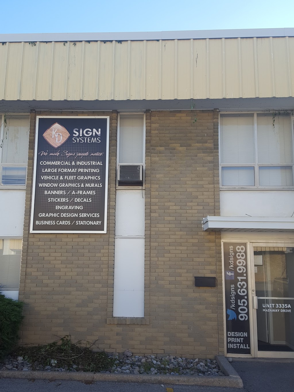 KD Sign Systems Inc | 3335 Mainway, Burlington, ON L7M 1A6, Canada | Phone: (905) 631-9988