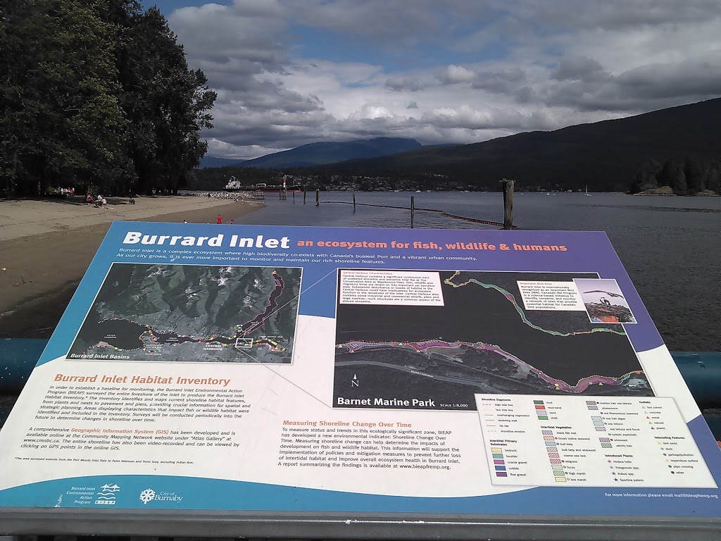 Burrard Inlet Sign | Burrard Inlet, British Columbia, Burnaby, BC, Canada