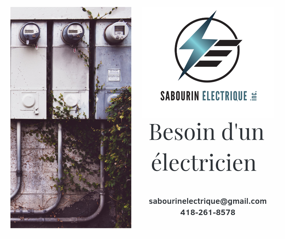 Sabourin Électrique inc | 498 Rue Simonne-Monet-Chartrand, Lévis, QC G7A 0C4, Canada | Phone: (418) 261-8578