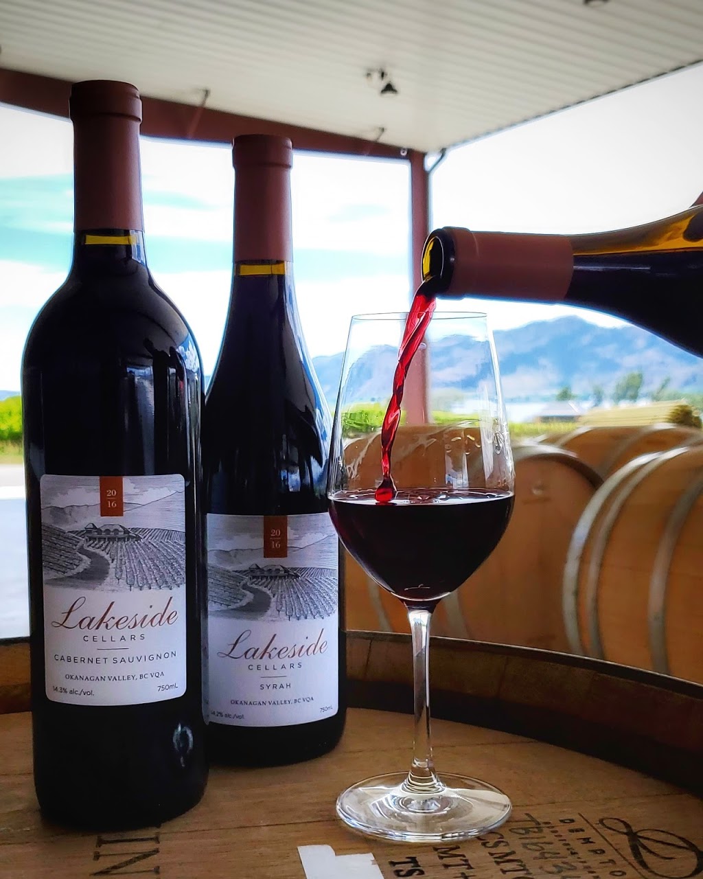 Lakeside Cellars | 5221 Lakeshore Dr Access Cellar Tasting Bar from, BC-3, Osoyoos, BC V0H 1V6, Canada | Phone: (250) 495-5810