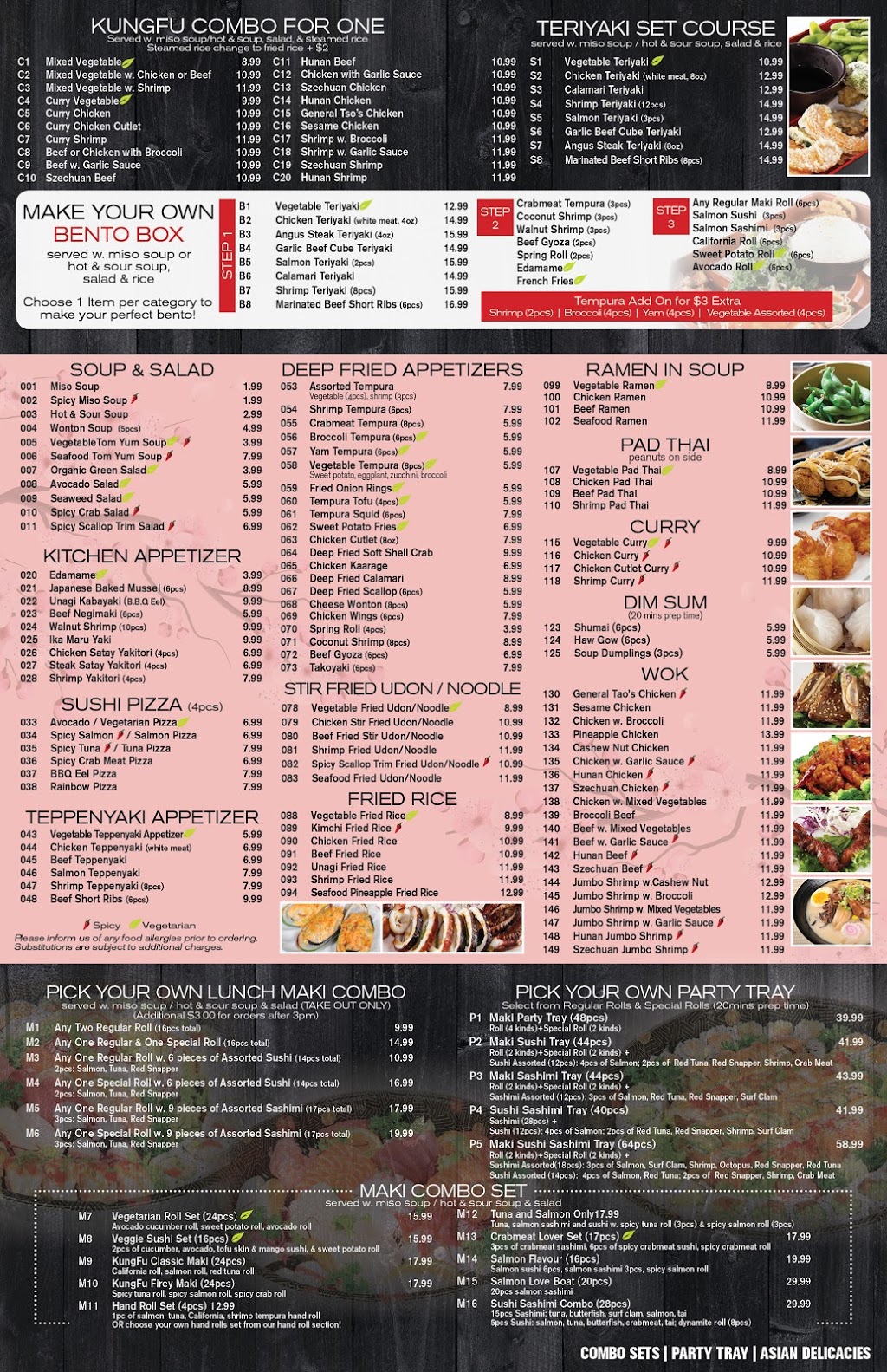 KUNG FU SUSHI | 1409 Lawrence Ave W, North York, ON M6L 1A4, Canada | Phone: (416) 551-5432