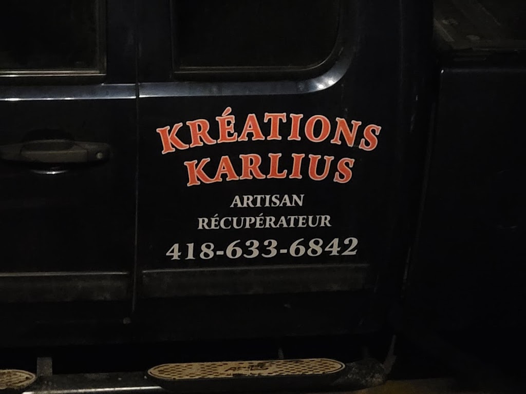 kréations karlius artisan récupérateur | 1093 Rue St Édouard, Saint-Urbain, QC G0A 4K0, Canada | Phone: (418) 633-6842