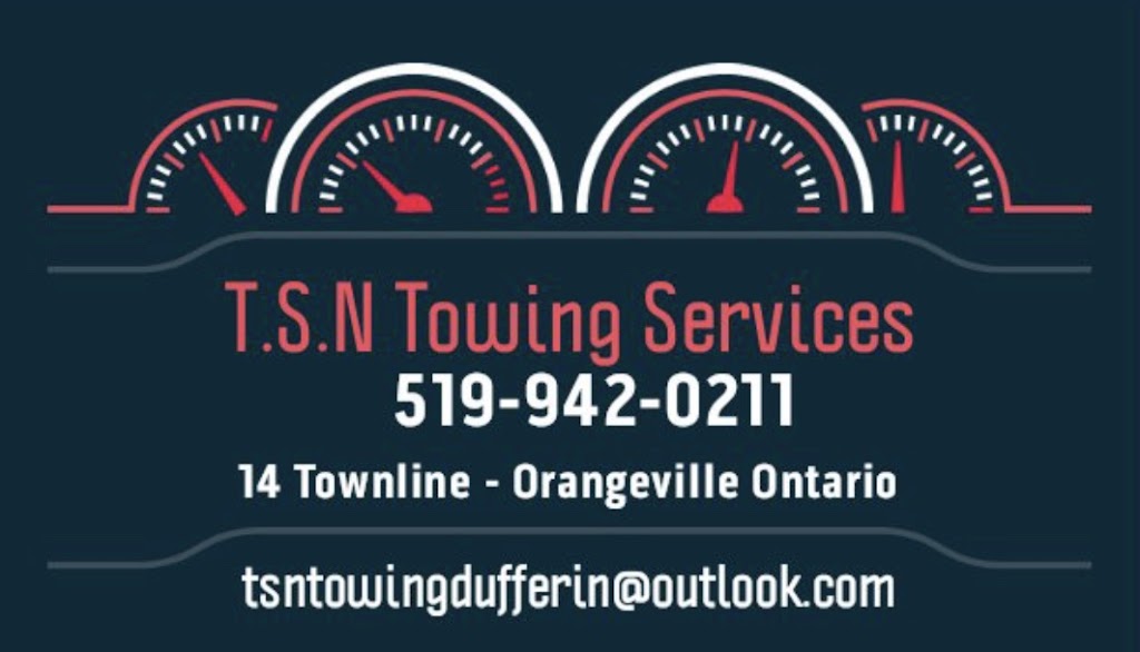 TSN Towing | 14 Townline, Orangeville, ON L9W 3A6, Canada | Phone: (519) 942-0211