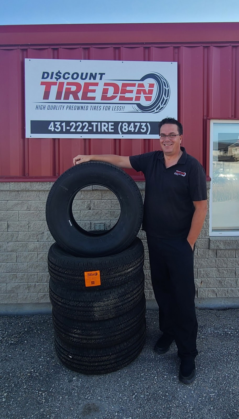 Discount Tire Den | 21 Blumberg Trail, Headingley, MB R4H 0B1, Canada | Phone: (431) 222-8473