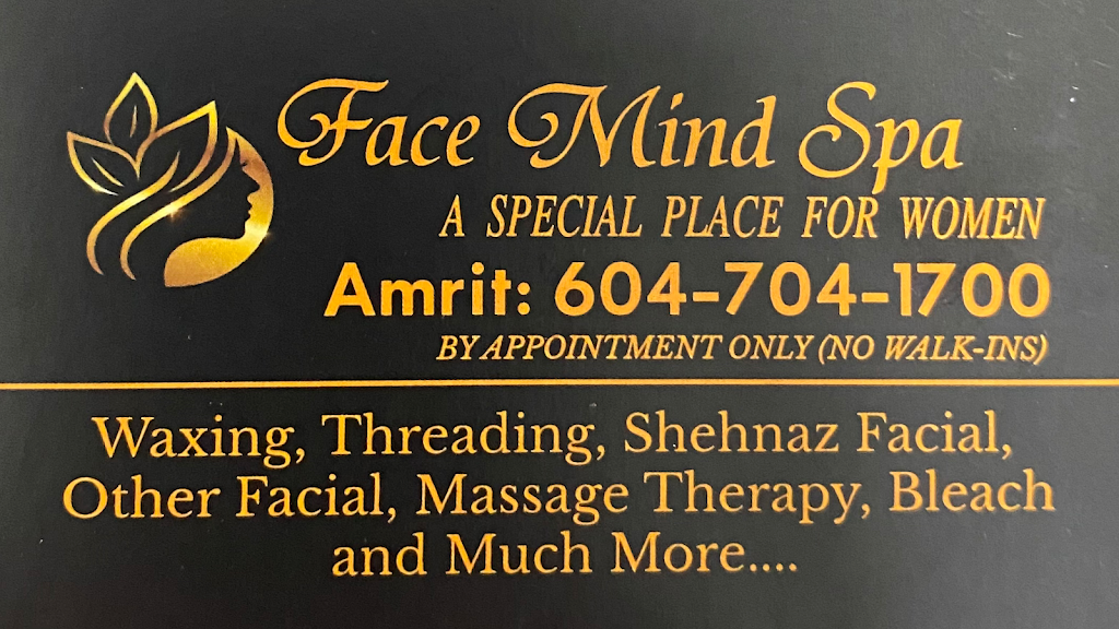 Face Mind Spa | 14312 69a Ave, Surrey, BC V3W 0E2, Canada | Phone: (604) 704-1700