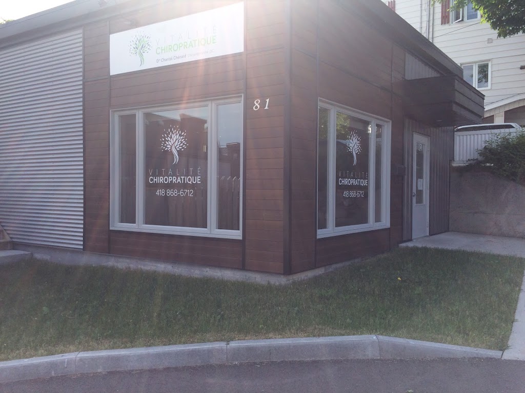 Vitalité Chiropratique Dre Chantal Chénard chiropraticienne | 81 Rue Fraser, Rivière-du-Loup, QC G5R 1C5, Canada | Phone: (418) 868-6712