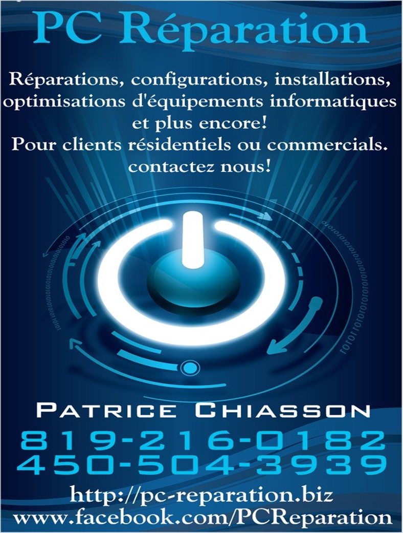 PC Réparation | 940 Ave Desnoyers, Laval, QC H7C 1X3, Canada | Phone: (819) 216-0182