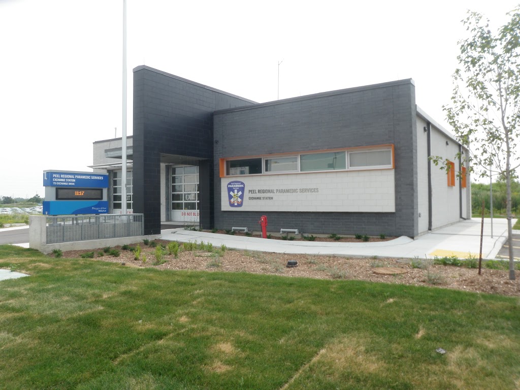 Peel Regional Paramedic Services - Exchange Satellite Station | 75, Exchange Dr, Brampton, ON L6S 6E4, Canada