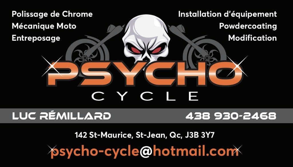 Psycho Cycle Inc. | 142 Rue St Maurice, Saint-Jean-sur-Richelieu, QC J3B 3Y7, Canada | Phone: (438) 930-2468