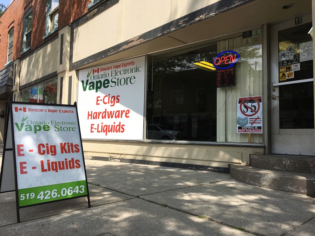 ONTARIO ELECTRONIC VAPE STORE SIMCOE | 15 Colborne St N, Simcoe, ON N3Y 3T8, Canada | Phone: (519) 426-0643