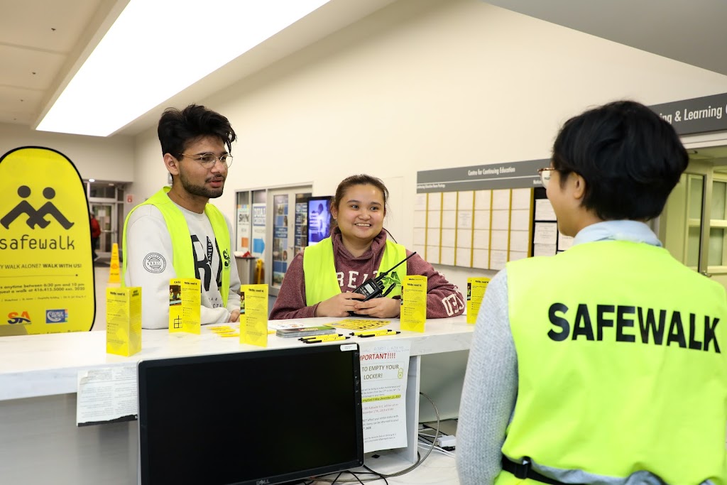 SafeWalk at George Brown College (St James campus) | Welcome Desk, 200 King St E, Toronto, ON M5A 3W8, Canada | Phone: (888) 210-7233