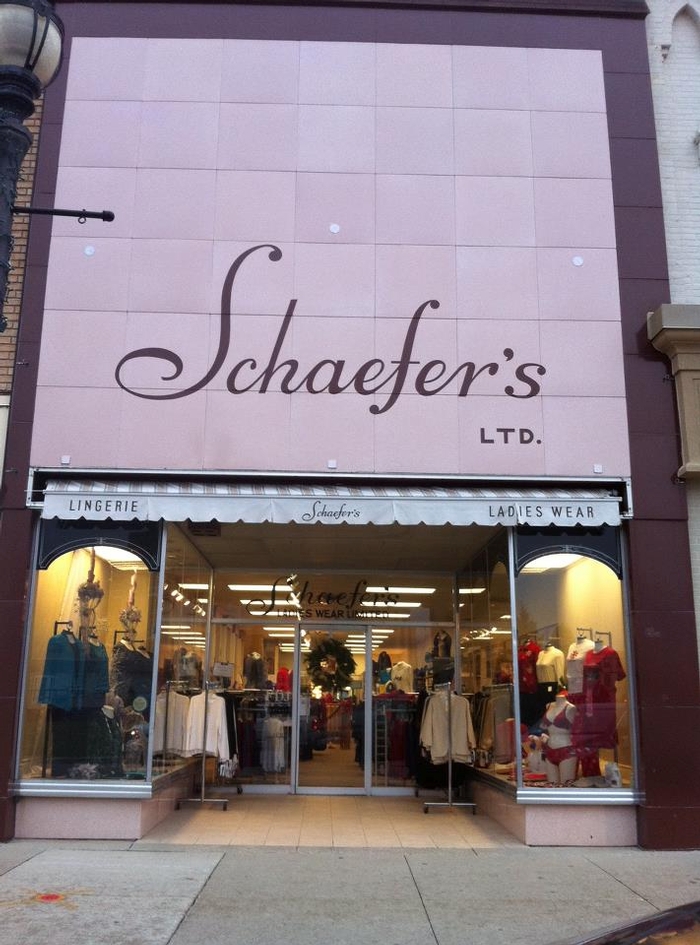 Schaefers Ladies Wear & Lingerie | 162 Courthouse Square, Goderich, ON N7A 1N1, Canada | Phone: (519) 524-7232