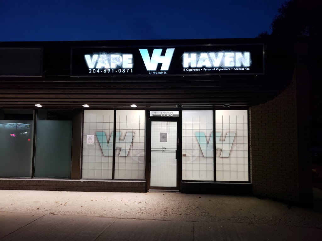 Vape Haven | 1790 Main St, Winnipeg, MB R2V 2A1, Canada | Phone: (204) 691-0871