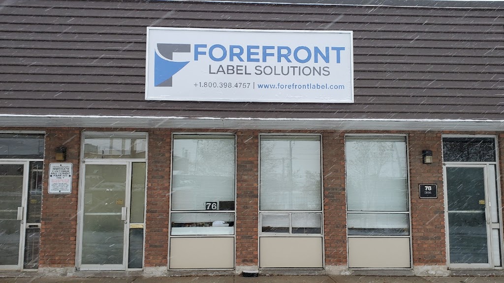 ForeFront Label Solutions | 2550 Goldenridge Rd Unit 76, Mississauga, ON L4X 2S3, Canada | Phone: (800) 398-4151