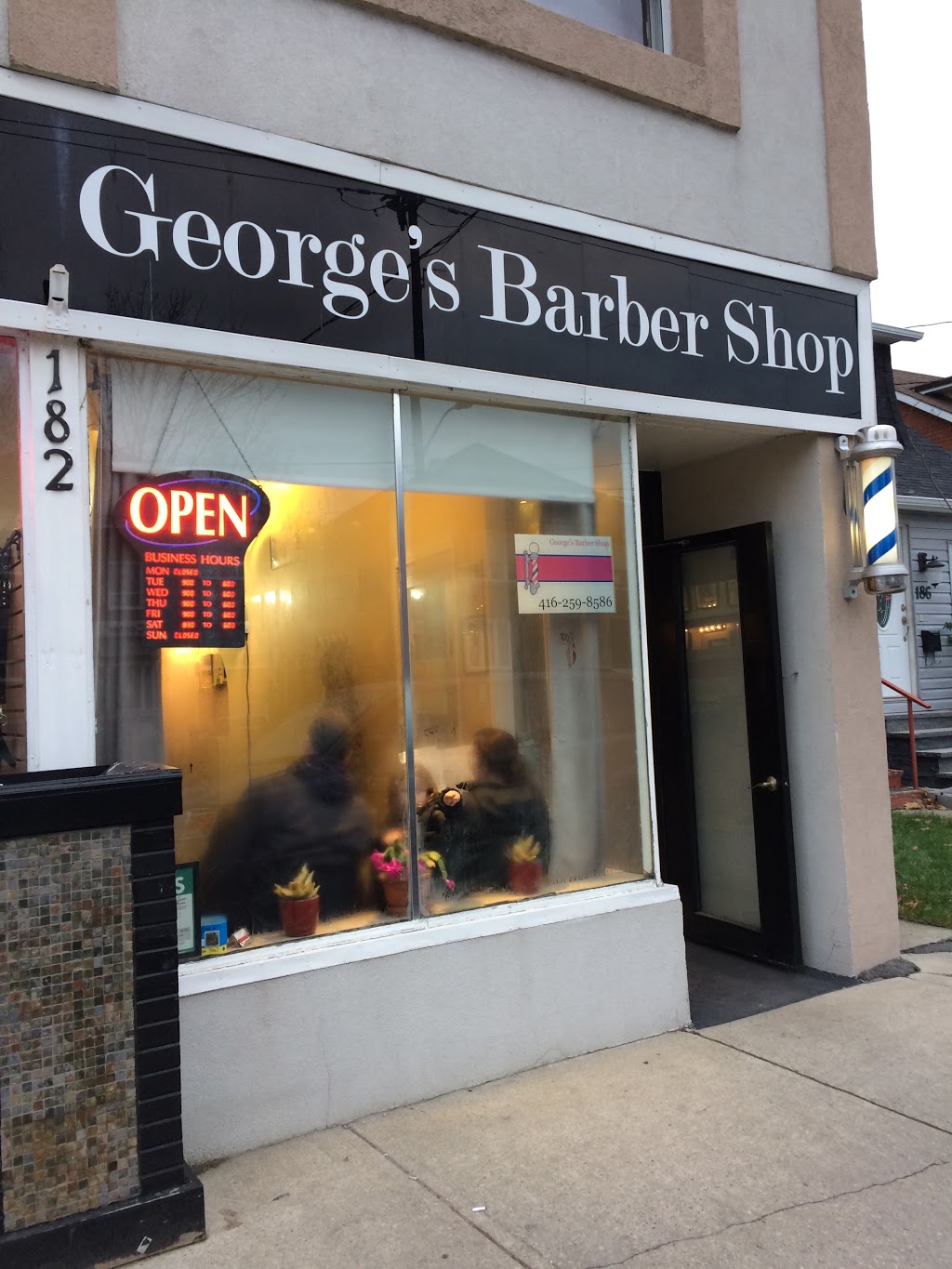 Georges Barber Shop | 182 Royal York Rd, Etobicoke, ON M8V 2V6, Canada | Phone: (416) 259-8586