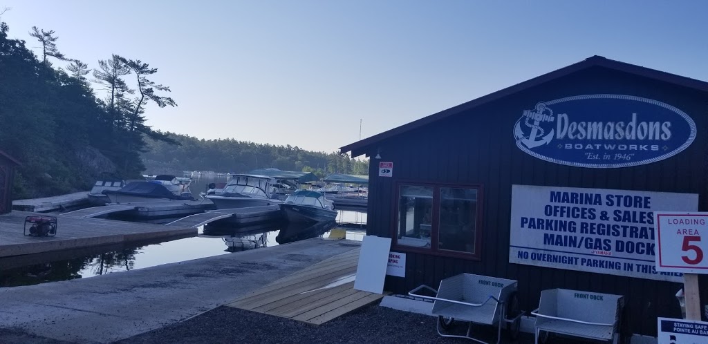 Desmasdons Boat Works | 18 Desmasdons Rd, Pointe au Baril, ON P0G 1K0, Canada | Phone: (705) 366-2581