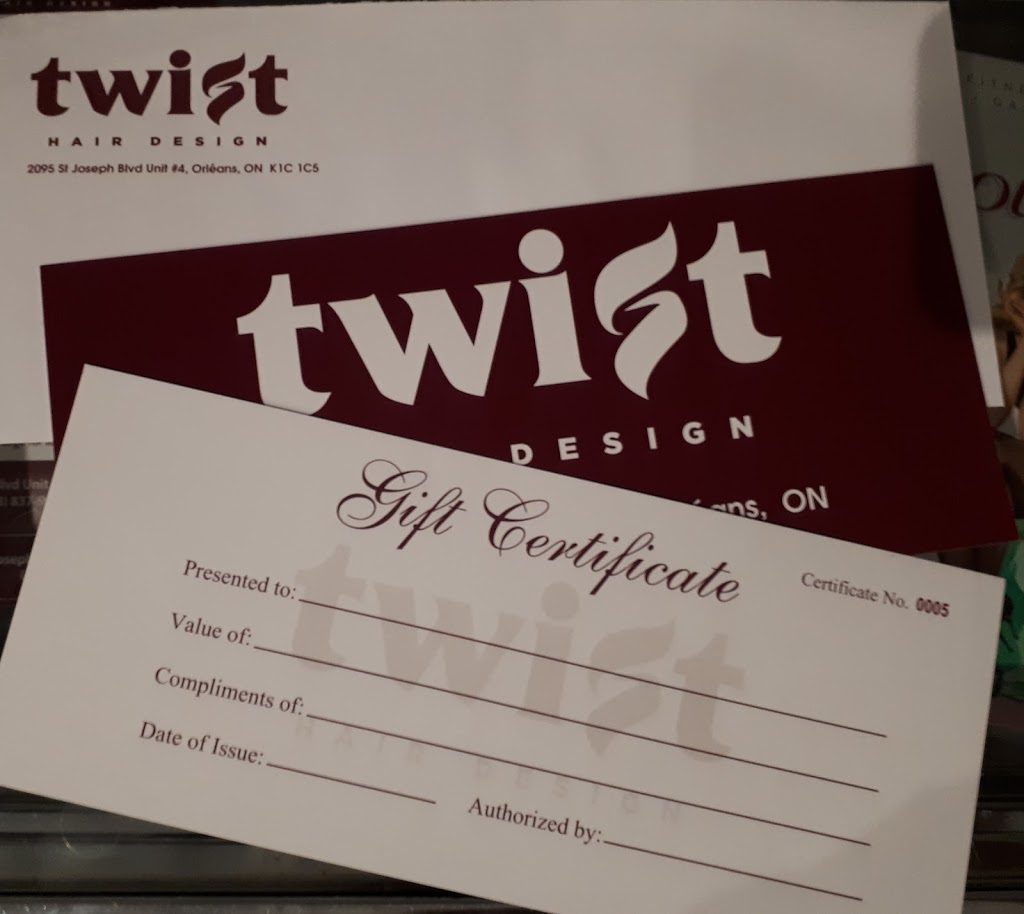 TWIST Hair Design | 2095 St Joseph Blvd, Orléans, ON K1C 1E7, Canada | Phone: (613) 837-9997