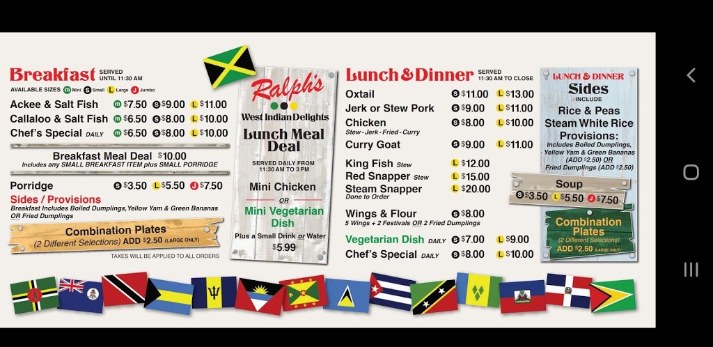 Ralphs West Indian Delights Inc. | 180 Queens Plate Dr Unit 22, Etobicoke, ON M9W 6Y9, Canada | Phone: (416) 674-7765