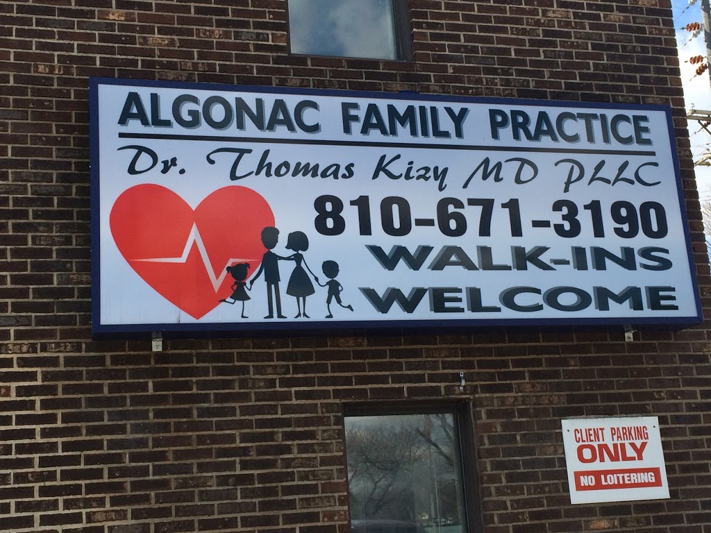 Algonac Family Practice: Thomas Kizy, MD | 329 Columbia St, Algonac, MI 48001, USA | Phone: (810) 671-3190