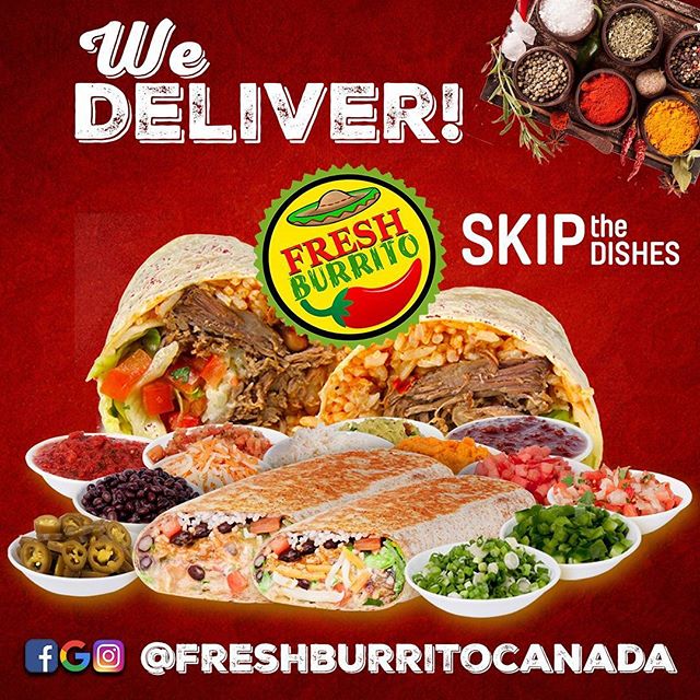 Fresh Burrito | 10671 Chinguacousy Rd Unit # B11, Brampton, ON L7A 3E9, Canada | Phone: (905) 840-0802