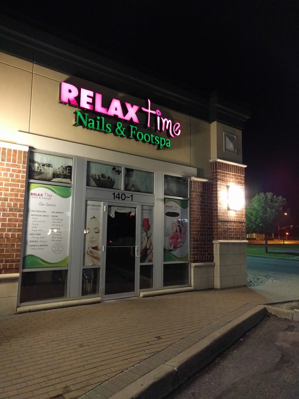 Relax Time Nails & Foot Spa | 140 Trainyards Dr, Ottawa, ON K1G 3S2, Canada | Phone: (613) 562-0003