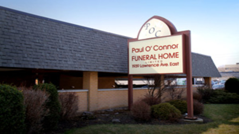 Paul OConnor Funeral Home Ltd | 1939 Lawrence Ave E, Scarborough, ON M1R 2Y8, Canada | Phone: (416) 751-7890