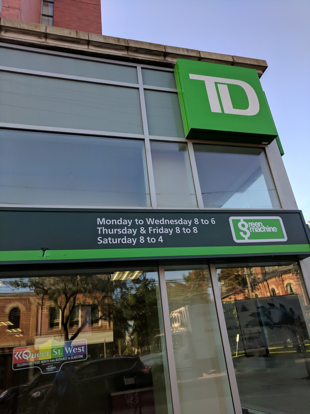 TD Canada Trust Branch and ATM | 1033 Queen St W, Toronto, ON M6J 0A6, Canada | Phone: (416) 534-3173