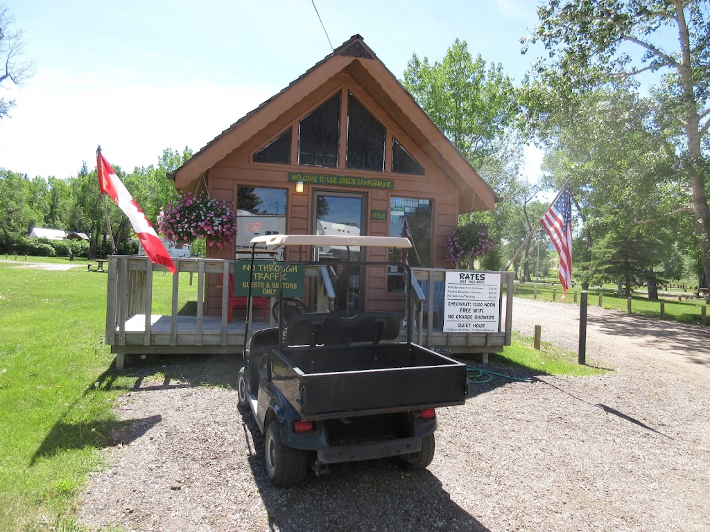 Lee Creek Campground | 695 2 St W, Cardston, AB T0K 0K0, Canada | Phone: (403) 388-4230