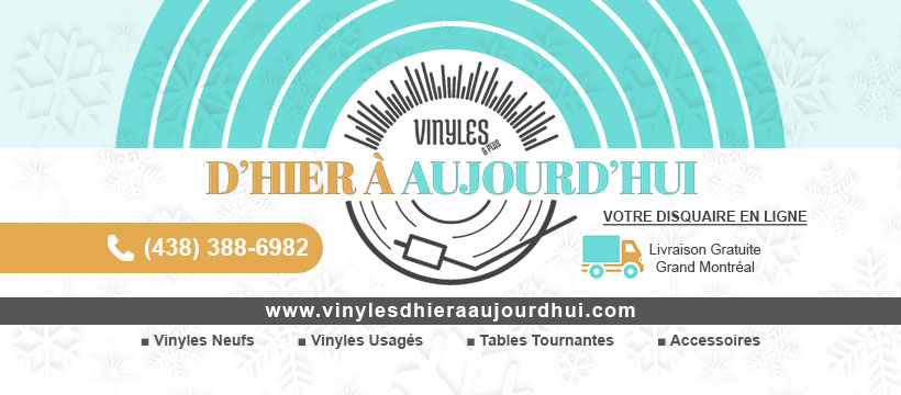 Vinyles DHier A Aujourdhui - Disquaire En Ligne | 834 56e Avenue, Lachine, QC H8T 3C2, Canada | Phone: (438) 388-6982