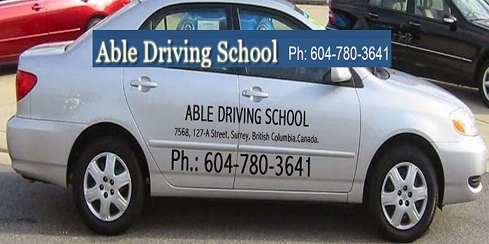 Able Driving School | 7568 127 St, Surrey, BC V3W 0G2, Canada | Phone: (604) 780-3641