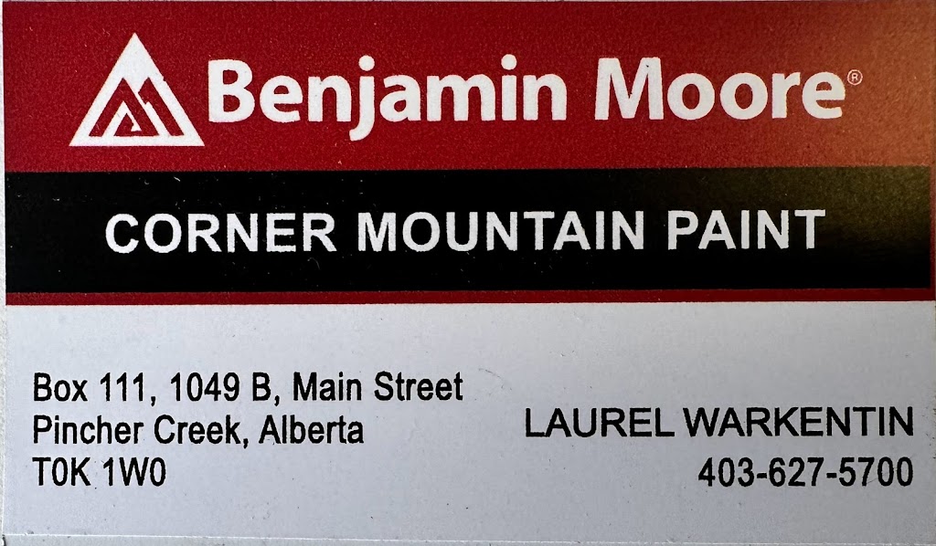 Corner Mountain Paint | 1049 Main St, Pincher Creek, AB T0K 1W0, Canada | Phone: (403) 627-5700