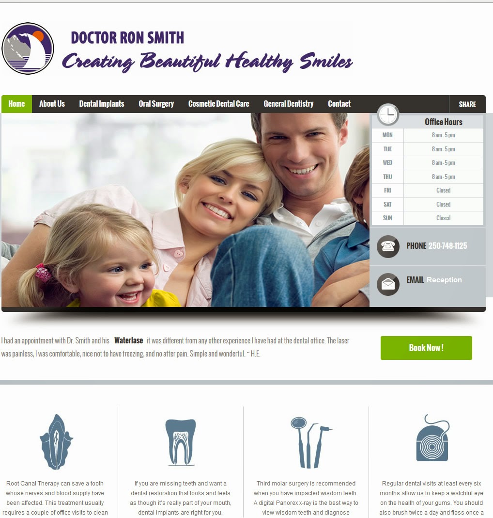 Dr. Ron Smith, Smith Smiles | 300-2700 Beverly St, Duncan, BC V9L 5C7, Canada | Phone: (250) 748-1125