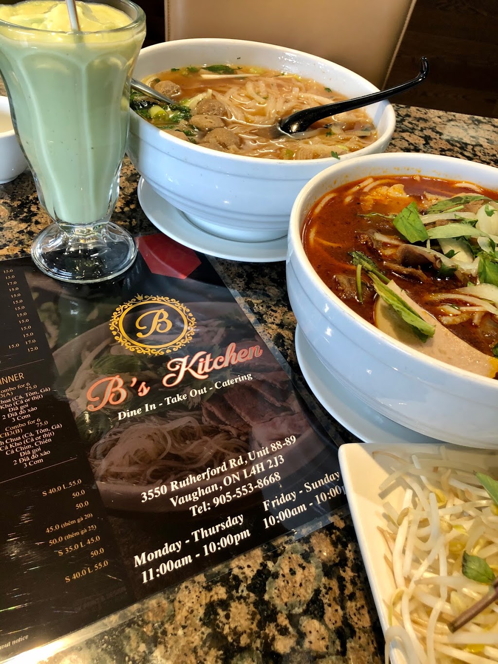 Bs Kitchen Fine Vietnamese Cuisine | 3550 Rutherford Rd Unit 88 & 89, Vaughan, ON L4H 2T8, Canada | Phone: (905) 553-8668