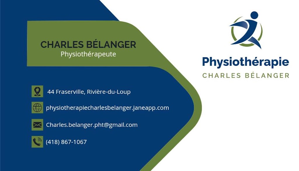 Physiothérapie Charles Bélanger | 44 Rue Fraserville, Rivière-du-Loup, QC G5R 3M4, Canada | Phone: (418) 867-1067