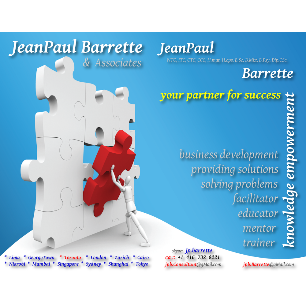 JP BARRETTE & Associates | 1290 Rathburn Rd W suite 507, Mississauga, ON L5C 4E4, Canada | Phone: (416) 732-8221