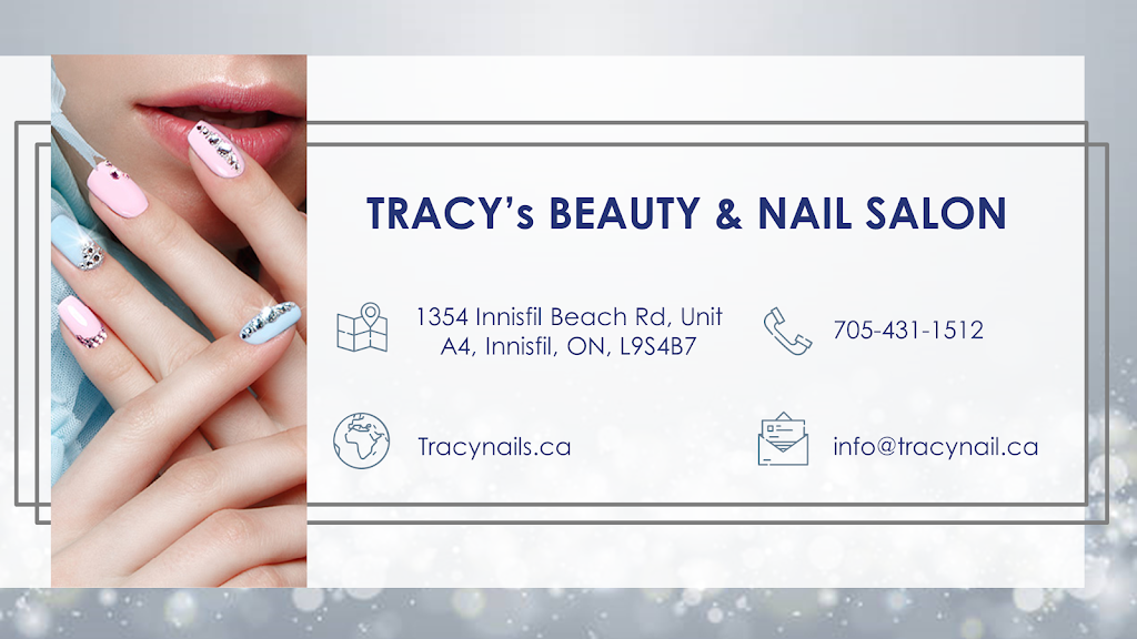 Tracy’s Beauty and Nail Salon | 1354 Innisfil Beach Rd Unit A4, Innisfil, ON L9S 4B7, Canada | Phone: (705) 431-1512