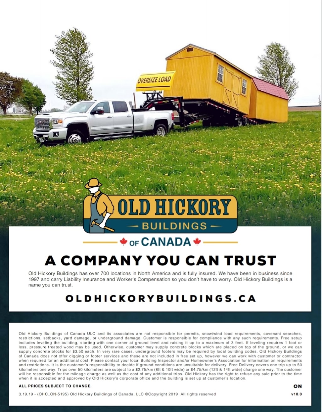 Old hickory buildings | 314059, ON-6, Durham, ON N0G 1R0, Canada | Phone: (519) 501-6155