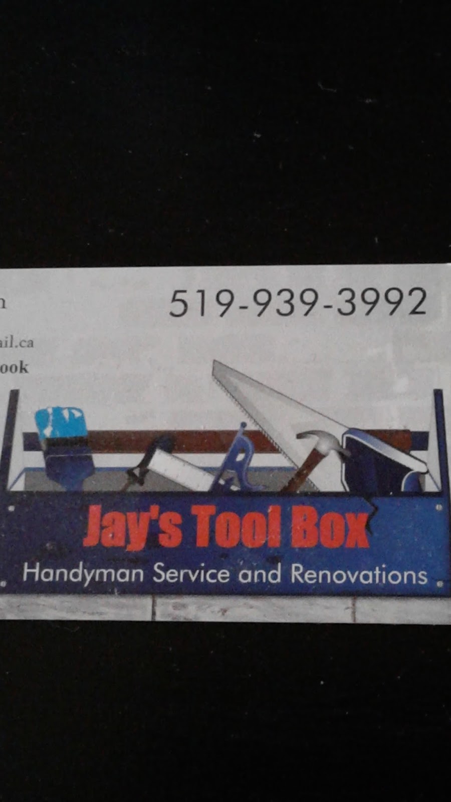 Jays Tool Box Handyman service and renovations | 144349 Southgate Rd 14, Holstein, ON N0G 2A0, Canada | Phone: (519) 288-3365