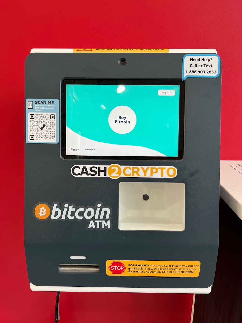 Cash 2 Crypto Bitcoin ATM - Walker Lake | 5021 22 Ave SW, Edmonton, AB T6X 2N4, Canada | Phone: (888) 909-2833