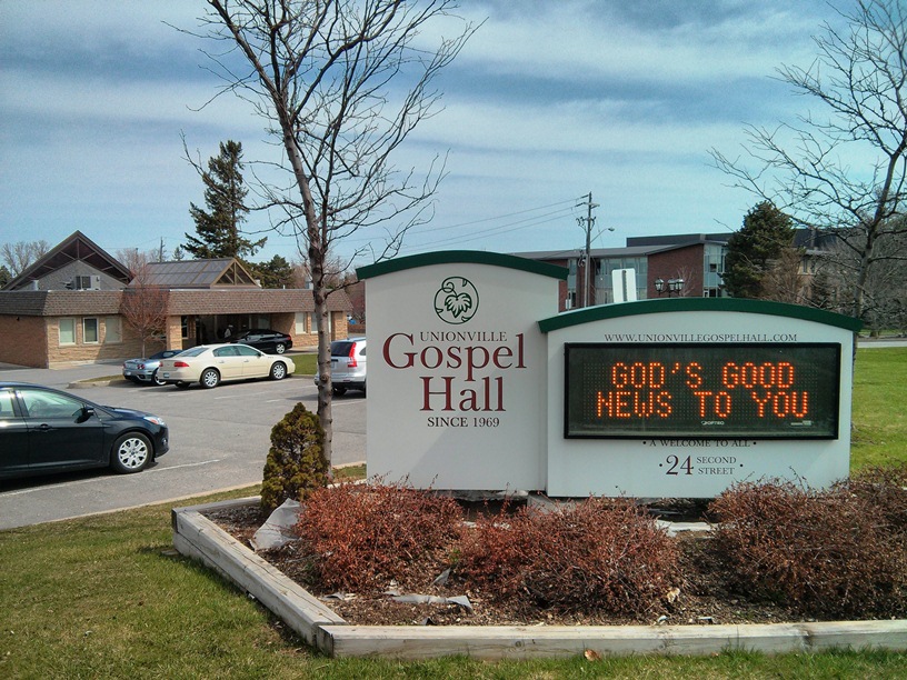 Unionville Gospel Hall | 24 Second St N, Unionville, ON L3R 2C5, Canada | Phone: (905) 477-3501