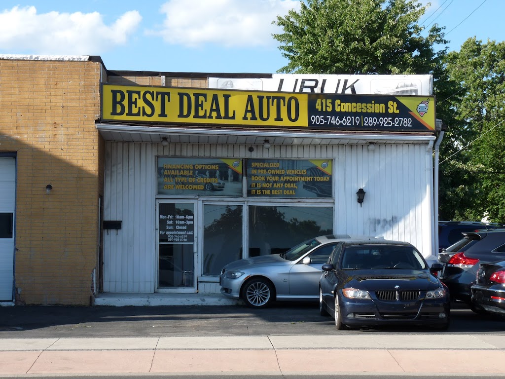 Best Deal Auto | 415 Concession St B, Hamilton, ON L9A 1B8, Canada | Phone: (905) 746-6219