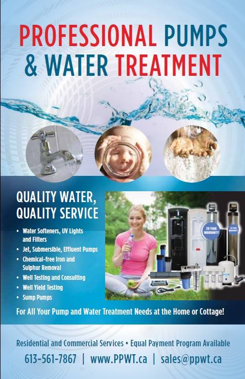 Professional Pumps & Water Treatment | 800 Larchwood Crescent, Kingston, ON K7P 2P9, Canada | Phone: (613) 561-7867