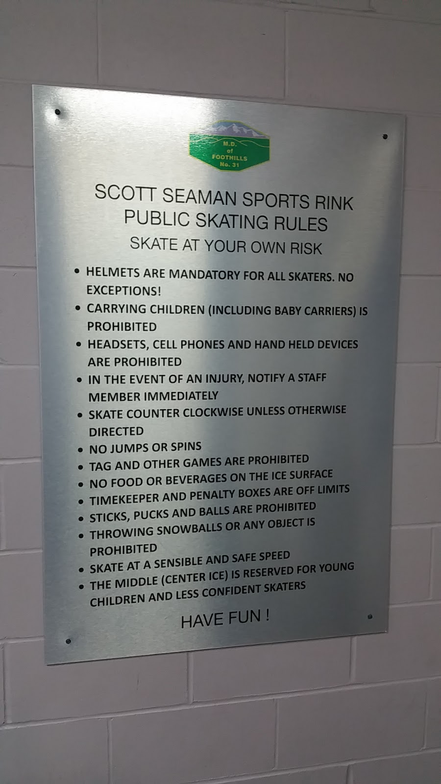 Scott Seaman Sports Rink | 32156 AB-552, De Winton, AB T0L 0X0, Canada | Phone: (403) 995-7397